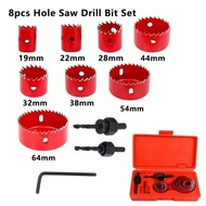 SHI Efficient 19-64mm Hole Saw Kits for Quick and Clean Cuts for Handymen and Craftsmen Drilling Woo