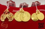 Xing Leong 916 Thali Pendant Indian Design / Loket Thali India Design Emas 916