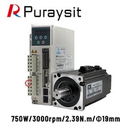 Puraysit Servo Motor Kits 750W JASD7502-20B 80JASM507230K-17BC 80JASM507230K-17BC-SC 3000RPM 2.39NM 