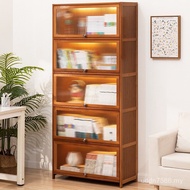 Cabinet Floor-standing Living Room Cabinet Door Cabinet Storage Rack One-piece Multi-layer Display C