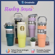 TERMOS Sport Drink Bottle Thermos Tumbler Portable 900ML Stainless Steel SUS 304 For School And Office