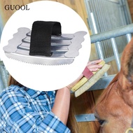 GUOOL Horse Grooming Tool Stainless Steel Shedding Blade Professional Brush for Stable and Equestria