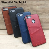 Soft CASE CARD SLOT LEATHER CASE XIAOMI MI 5X/MI A1, MI 6X/MI A2, REDMI S2 NEW, REDMI 5A