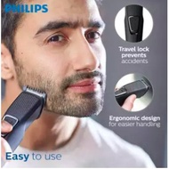 (Hot Sale) Pencukur Janggut Jambang Kualiti Murah Philips Beard USB Rechargeable Trimmer BT1214 (1-7