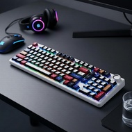 AULA F99 Pro Mechanical Keyboard, Bluetooth Hotswap Wireless, Custom Cream, Gaming Keyboard with Com