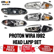 Proton Wira Satria Putra Arena Head + Angle lamp (1 SET 4 PCS) Lampu Depan + Signal Set GLASS / KACA