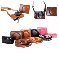 Upgraded Edition Camera Case For Canon Powershot G7X Mark 2 G7X II G7X III WITH STRAP PU LEATHER [SG SELLER]
