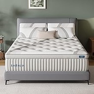 Lechepus California King Mattress,14Inch Memory Foam Hybrid Mattress with 7-Zone Pocket Spring,Cal K