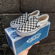 Vans Slip-Ons Shoes With Plaid Pattern Full Box - Vans Shoes With Plaid Pattern