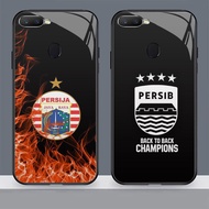 N-65 Persib HD Glass Casing for OPPO F5 F7 A12 A5S A12E A3S A7 F9 A12S A11K Pro Case