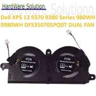 Dell XPS 13 9370 9380 Series 980WH 0980WH DFS350705PQ0T ND55C19-16M01 Laptop CPU Cooling DUAL FAN