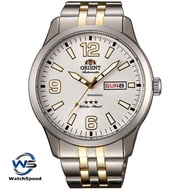 Orient RA-AB0006S Automatic Stainless Steel Japan Movt White Dial Two Tone Men's Watch