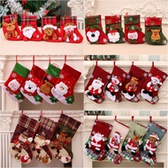 Christmas Decoration Supplies Santa Claus Small Socks Christmas Tree Hanging Christmas Stockings Gift Bags Christmas Bags