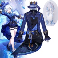 New Furina Cosplay Costume Genshin Impact Furina De Fontaine Focalors Cos Water God Tour Clothing