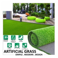 Aqsa Rumput Tiruan Grass Carpet for Outdoor Indoor UV Protection Artificial Fake Karpet Rumput Tirua