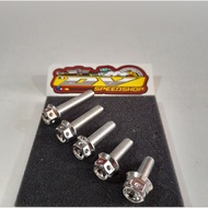 Probolt m8 silver thread 12 bolts length 2,0cm, 2.5cm, 3,0cm, 3.5cm, 4,0cm stainless original thaila