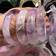 Starlight Amethyst Bracelet | Bolivia Raw Ore Amethyst Bracelet No Glue No Dyeing Ice Transparent 50