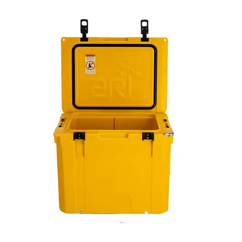 2024 45QT New Insulated Hard Cooler Box With Thermal PE Material Refrigerate Ice Box For Camping & F