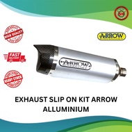 Exhaust Motor Arrow Suzuki Vstrom 650 2005-2016 Race-tech Silver Aluminium 72605AK