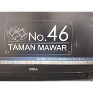 CUSTOMIZE STAINLESS STEEL HOUSE NUMBER PLATE Adders