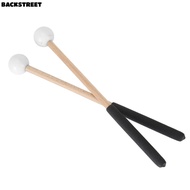 BACKSTREET Percussion Mallet​, ​Rubber Head​ ​8 Inch Length ​Multifunctional Mallet​, White/Blue/Bla