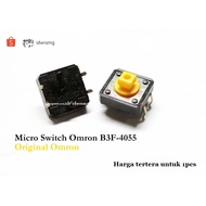 Omron Push Button 12x12x7 Switch Button B3F-4055 Yellow Switch