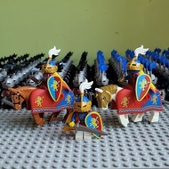 Lego Castle 910001 10305 21e25 21120 Lions Knight Black Falcon minifigure Castle in the Forest  Medi