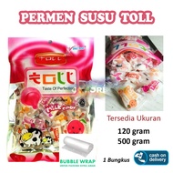 Permen Susu Toll 120 gr / 500 gr Milk Candy Makanan Ringan Camilan Enak Cemilan Manis Sweet Candy