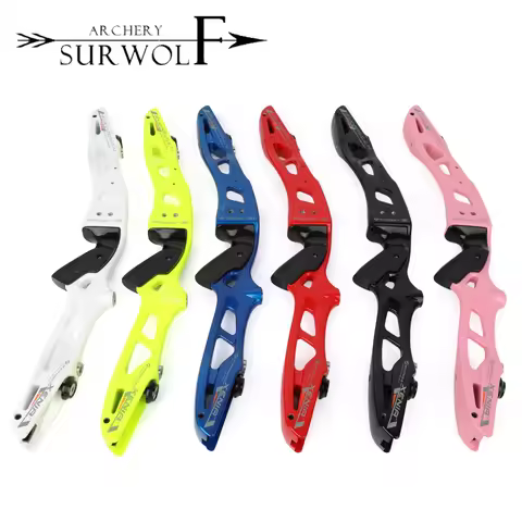 23/25inch Recurve Bow Handle Magnesium Alloy Color Bow Riser Archery Left/Right Hand User Outdoor Hu