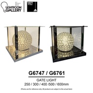 G6747 / G6761 ROUND GRYSTAL WATER PROOF GATE LIGHT