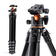 Jemora Portable Camera Tripod Stand Aluminum Alloy 177cm/70inch Max Height 15kg/33lbs Load Capacity 