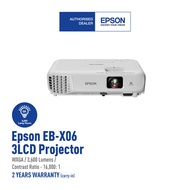 Epson EB-X06 XGA 3LCD 3600 Lumen Projector