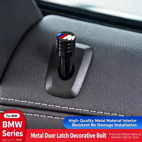 Universal Car Door Lock Knob Pull Pins Aluminum Alloy Security For BMW M F10 F20 F30 F40 X1 X2 X3 X5