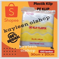ZIP LOCK PLASTIC 20 X 30 ZIPLOCK CLIP PLASTIC 20 X 30 100 PCS