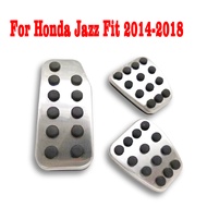 For Honda Jazz Fit 2014-2016 2017 2018 Car Refit Accelerator Footrest Pedals Gas Plate Clutch Throttle Brake Treadle Styling