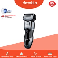 Decakila Foil Shaver | 3 Cutters | 46mm Width Cutter | Long Moustache Trimmer | KMHR007B | 1-Year Wa