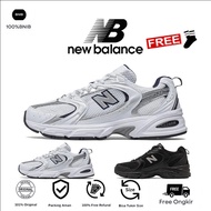 Sneakers Men's/Wanita NB 530 Full BlackOriginal/ Silver Black