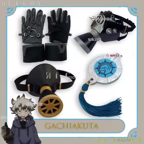 Disfraz ‌Anime Rudo GACHIAKUTA Zanka Surebrec Cosplay Prop Shuaburekk Gloves Rudo Role Play Accessor