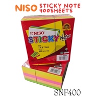 Niso Sticky Note 7.6x7.6cm (3x3") 400 sheets SNF400