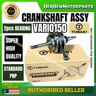VARIO 150 VARIO150 CRANKSHAFT ASSY GRANSHAFT GRANSUP WITH 2 BEARING 13000-K59-A70 ORIGINAL TOBAKI HI