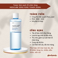 Toner làm sạch lỗ chân lông 250ml MEDICUBE ZERO PORE TONER