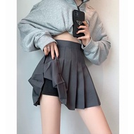 Chân váy xoè xếp ly tennis skirt - ngắn -lưng cao đen nâu trắng vải đẹp tuyết mưa cao cấp dáng váy c
