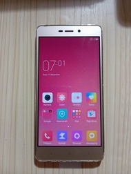 XIAOMI REDMI 3 RAM 2/16 JARINGAN 4G NORMAL SECOND SIAP PAKAI