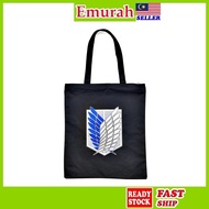 Attack on Titan Tote Bag Canvas Bag Casual Bag Anime Manga GD68