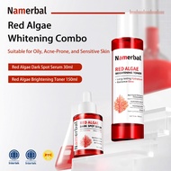 Namerbal Red Algae Whitening Combo Serum 30mL + Toner 150mL Astaxanthin + Niacinamide + Hyaluronic a