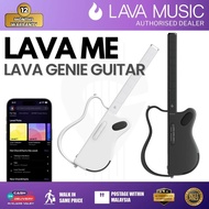 Lava Me Lava Genie Smart Guitar / Sampler Guitar - White / Black ( Dark Genie )