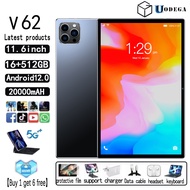 [Buy One Get Six Free] 2023 UODEGA V62 Tablet 11.6 inch 16GBRAM ROM512GB 20000mAh Android 12.0 Tablet Talk 4G/5G WiFi
