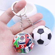 Rantai kunci bola sepak bola keranjang loket bola tampar cenderahati peminat Piala Dunia hadiah kecil loket kunci cincin