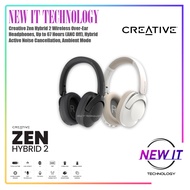 Creative Zen Hybrid 2 Wireless Over-Ear Headphones,Up to 67Hours(ANC Off),Hybrid Active Noise Cancel