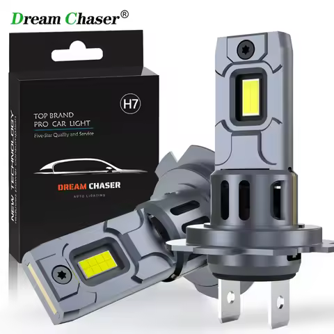 Dream Chaser H7 LED Headlight Bulb Mini Wireless 60W 20000LM 6500K for Car Headlamp Auto Diode Lamps